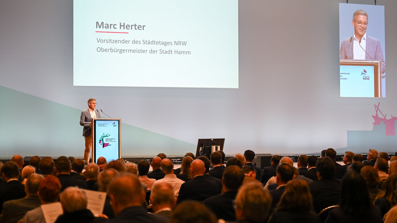 Eröffnungsrede von Marc Herter, amtierender Vorsitzender des Städtetags NRW