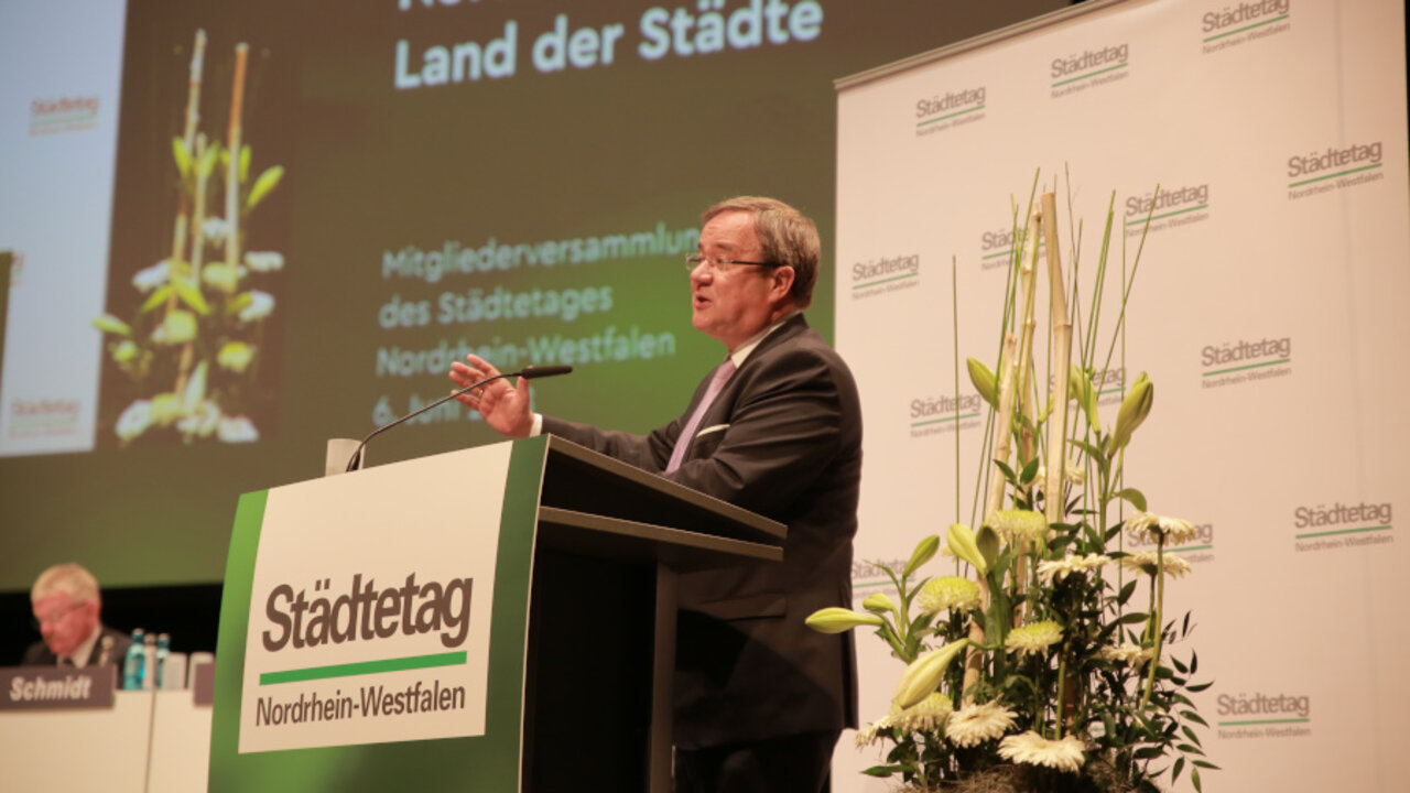 Rede des NRW-Ministerpräsidenten Armin Laschet