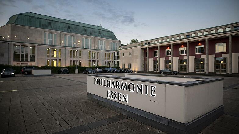 Außenansicht der Philharmonie Essen