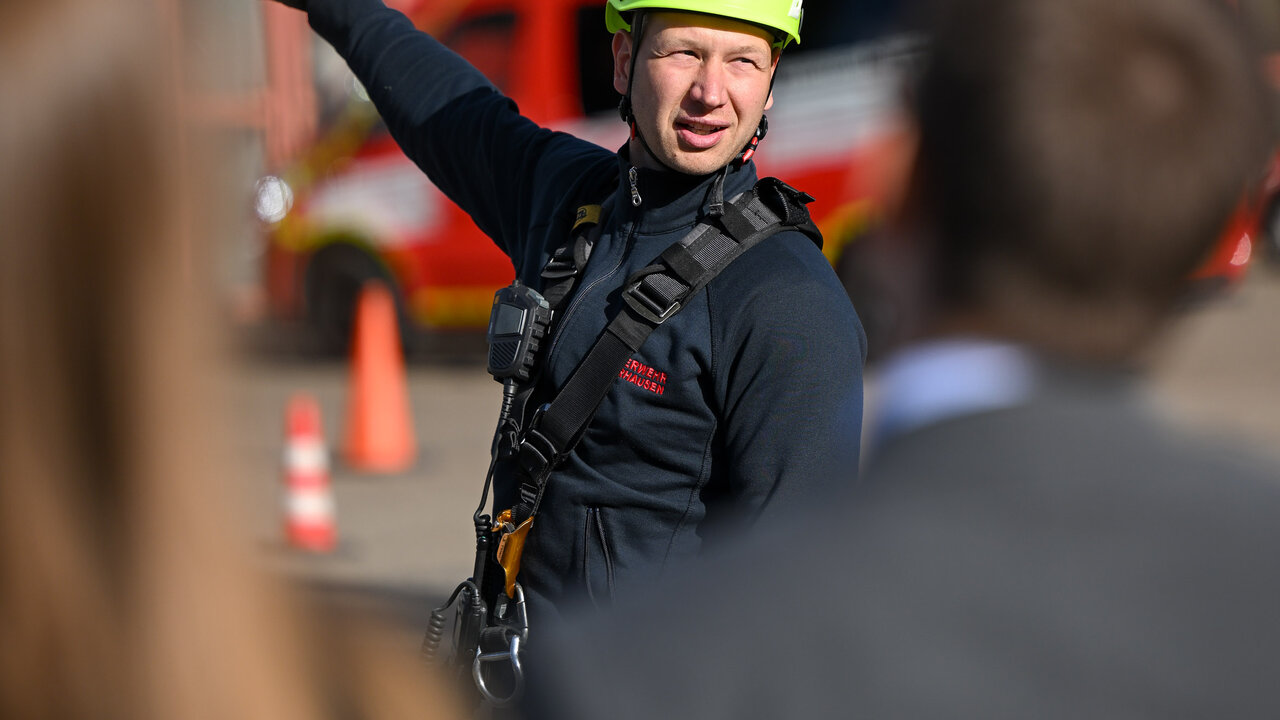 Exkursion Besuch der Feuerwehr Oberhausen