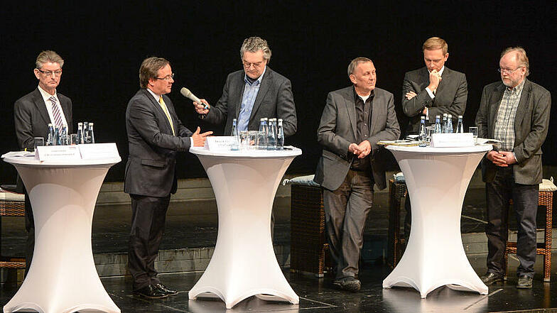 Podiumsdiskussion im zweiten Teil der Mitgliederversammlung