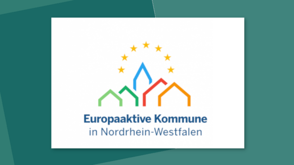 Logo der Auszeichnung "Europaaktive Kommune"