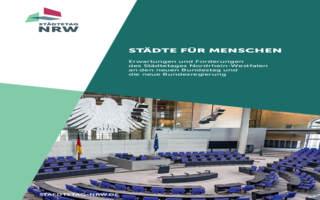 Cover der Publikation Städte für Menschen - Erwartungen und Forderungen an den neuen Bundestag und die neue Bundesregierung