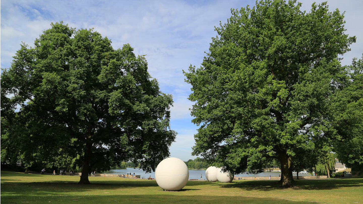 Münster - Giant Pool Balls
