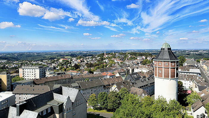 Luftaufnahme von Remscheid